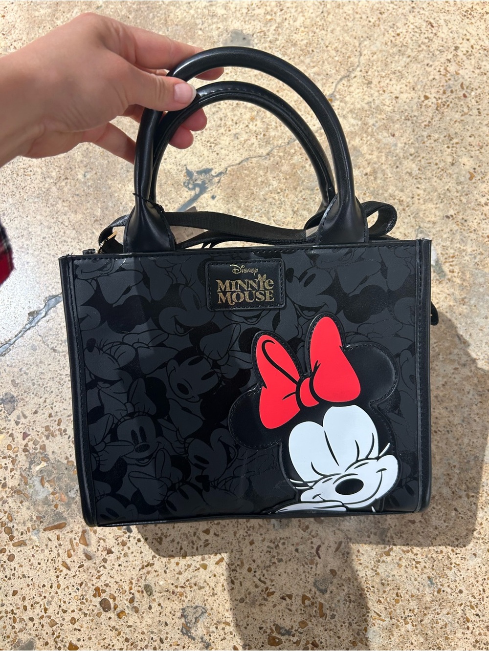 NWT Disney Minnie Mouse Satchel with Red Bow